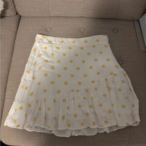 Yellow Polka Dot Skirt